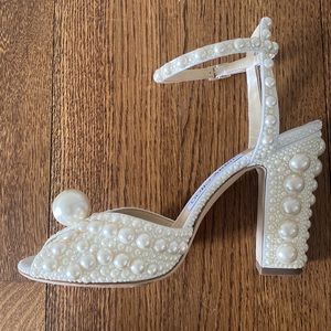 Jimmy Choo Sacaria | White | Size 38 | Wedding Shoe!!